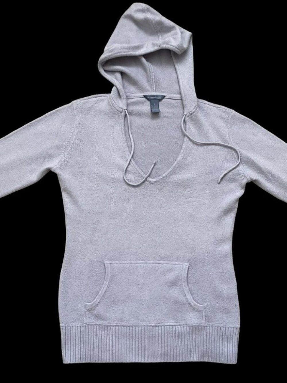 Women's gray sweater pullover Hillard & Hanson & GAP Sweater Hoodie Full Zip - Picture 5 of 9
